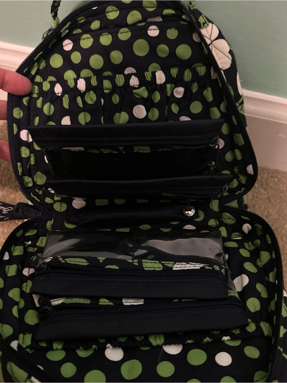 Vera Bradley LUCKY Travel collection • tote, cosmetic, jewelry, luggage tag - Picture 9 of 14